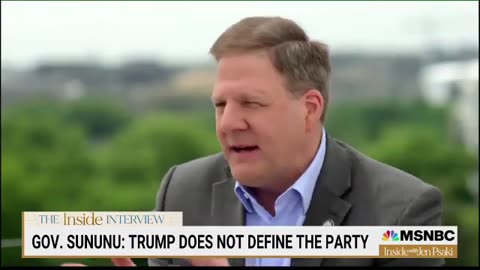 During an interview with Psaki, Gov. Chris Sununu claims Trump is "a loser."