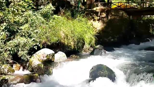 Himalaya natural waterfall in so long