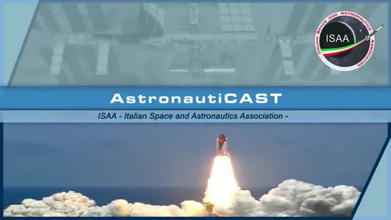 Rocket launch as seen from station