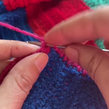 Easy way to Enclose two edges with crochet 🧶 tutorial for beginners