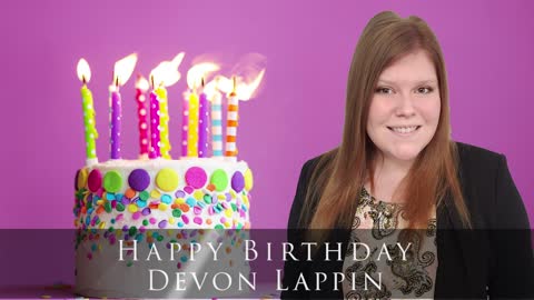 Happy birthday to Devon Lappin