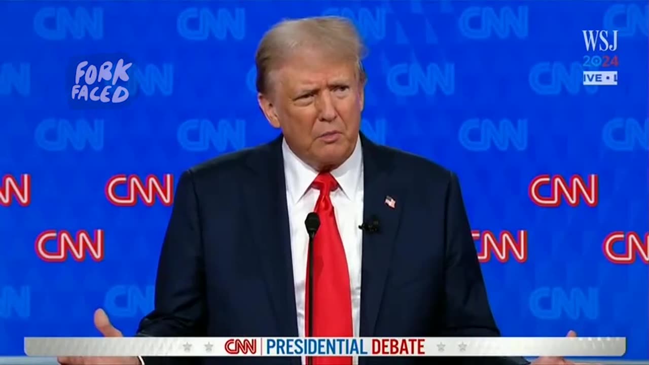 Donald Trump, Joe Biden - 2024 Debate Highlights...Forkfaced...👍