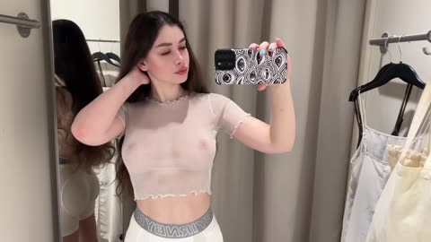 Transparent Clothes with Laurel See-Through Try On Haul At The Mall