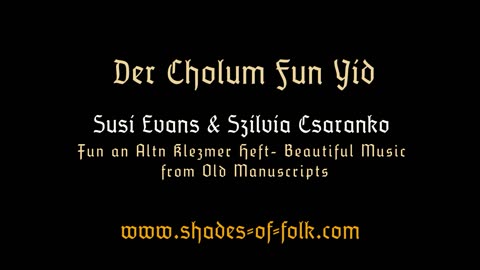 Der Cholum Fun Yid (Abend in Marl)