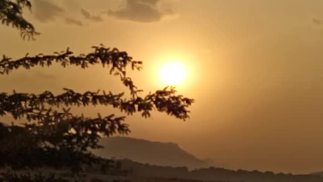 Sun set View of Tanda Dam .... satisfying