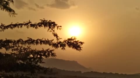 Sun set View of Tanda Dam .... satisfying