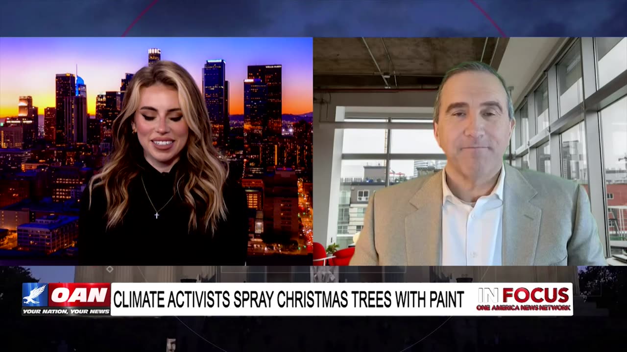 IN FOCUS: Climate Protestors Vandalize Christmas Tree Displays with Marc Morano - OAN