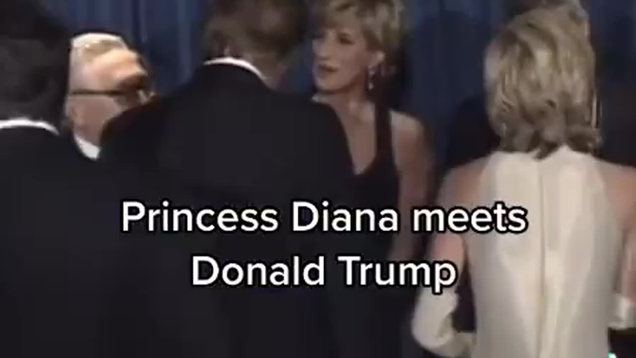 When Princess Diana met Donald Trump