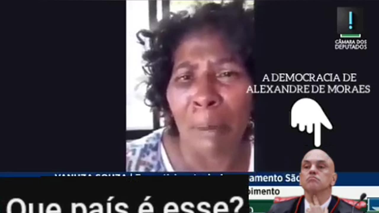 A DEMOCRACIA DE @alexandre DE MORAES E DO @STF_oficial Tá na hora do Brasil tomar posse, supremo é o povo...