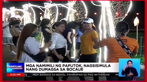 Mga namimili ng paputok sa Bocaue, dumadagsa na