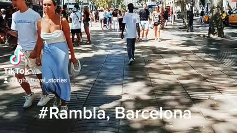 La Rumbla in Barcelona