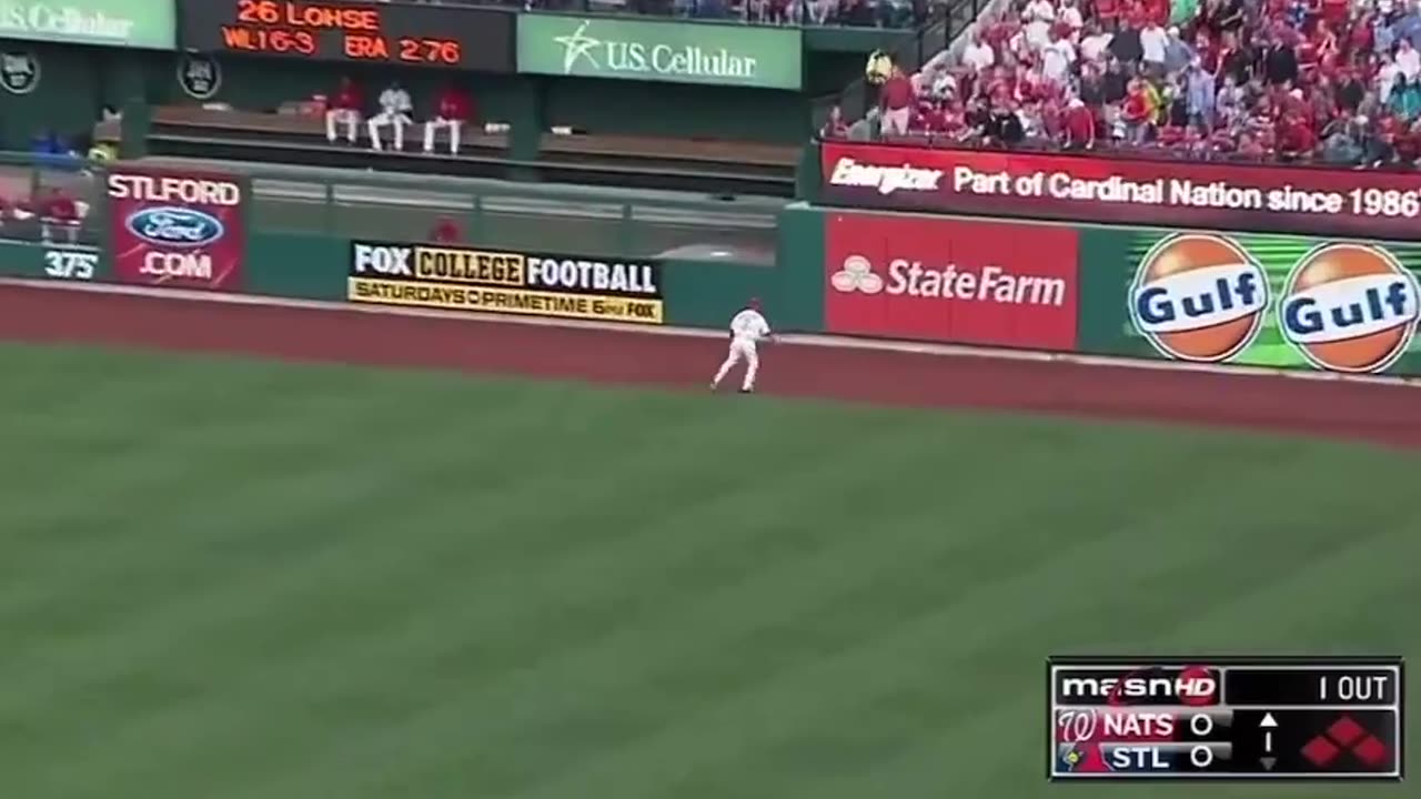 Back in 2012, Michael Morse hit a HR without using a bat, no lie.