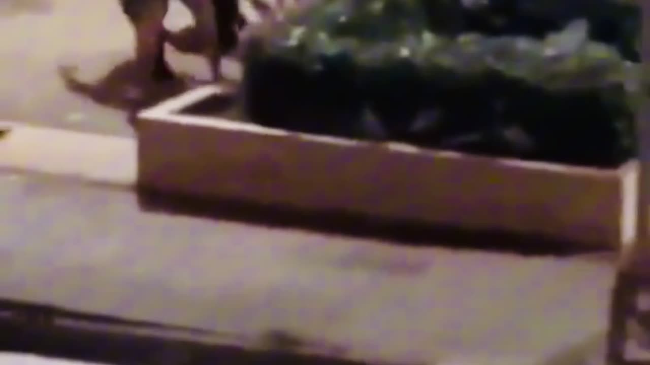 Man carrying machete