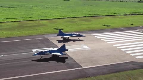 Gripen fighters in Brazil