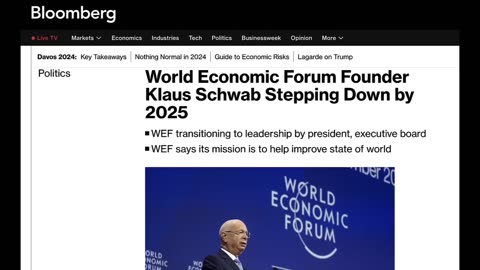 SUSPICIOUS TIMING- WITH AGENDA 2025 NEAR- KLAUS STEPS DOWN TO GO INTO HIDING- WHO WILL REPLACE HIM