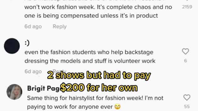 Did you know models payto oyalk in Fashion Week shows?