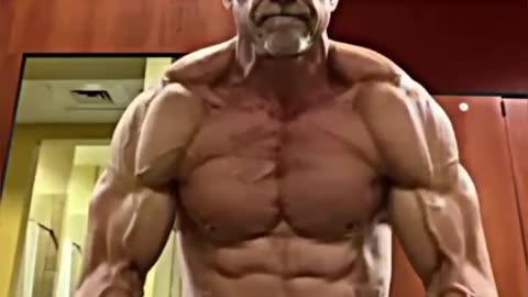 70 years old body builder 🗿#Gym #trending #viral