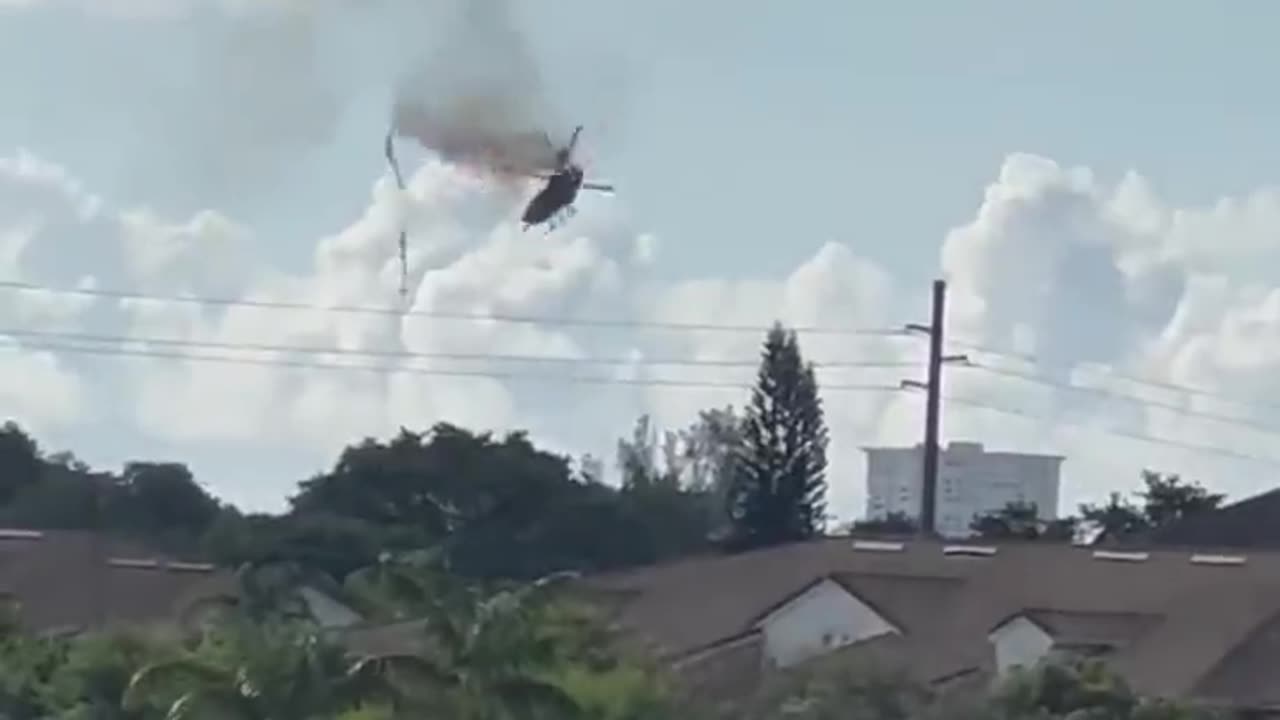 Helicopter crashed into Pompano Beach apartment