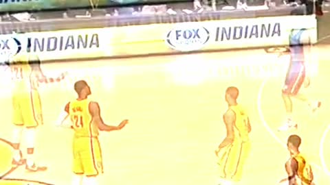 Paul George, shot and made an amazing jumper from near half court!