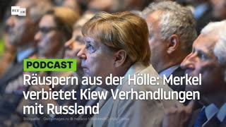 Räuspern aus der Hölle: Merkel verbietet Kiew Verhandlungen mit Russland