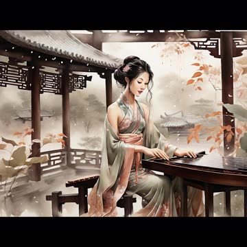 RELAX - In a Pavilion, Under the Rain trailer #meditation #nature #rain #leaves