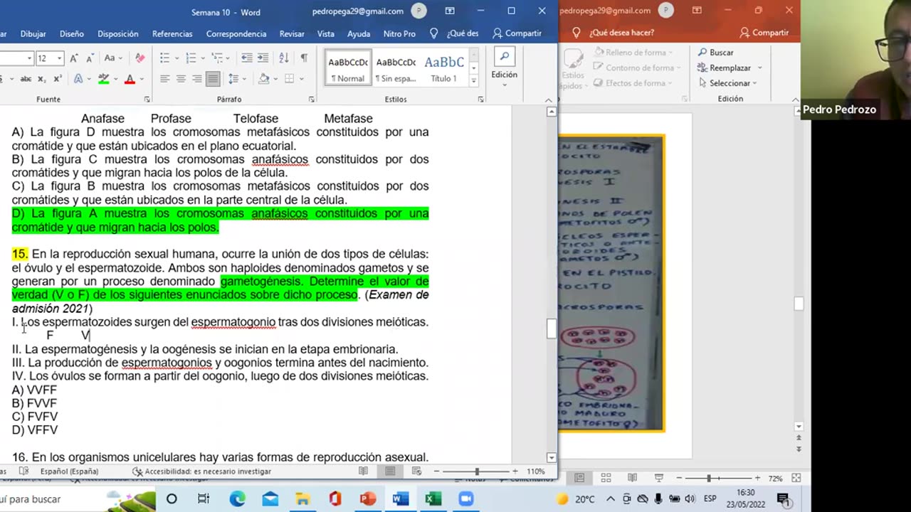 ADC SEMESTRAL 2022 Semana 10 BIOLOGIA