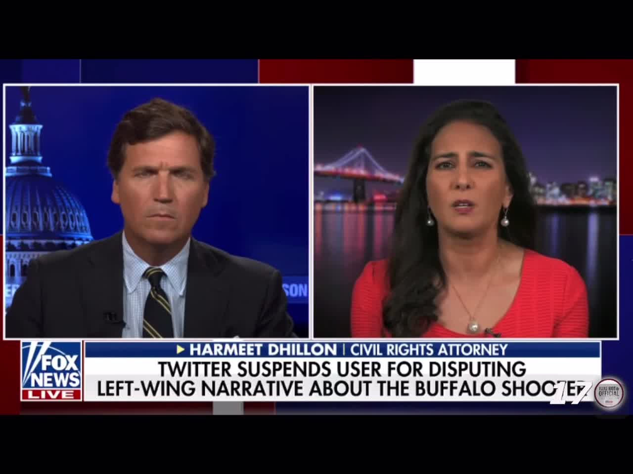 Harmeet Dhillon says when something tragic happens blue checkmark start posting talking points.