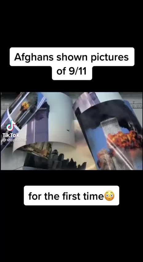 Afghans shown pictures of 9/11