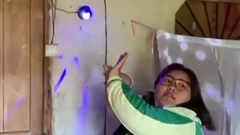 Funny mother and child