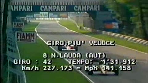 Niki Lauda F1 overtakes