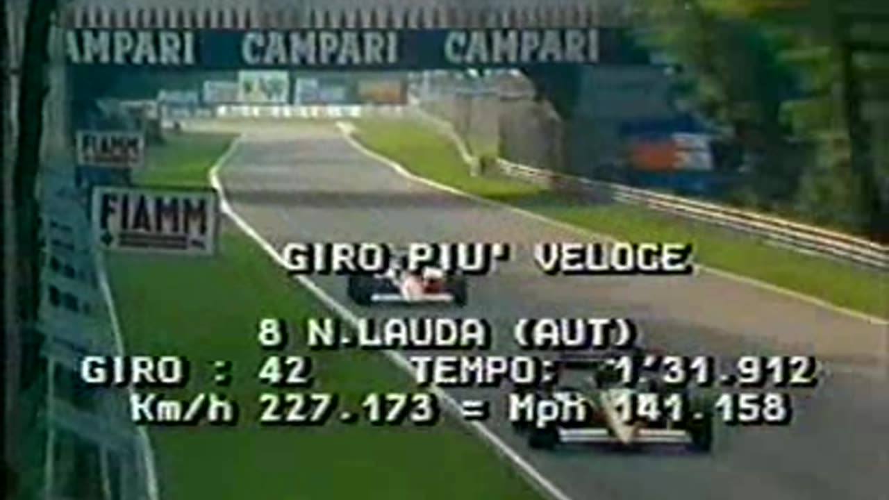 Niki Lauda F1 overtakes