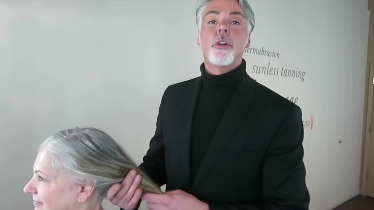 MAKEOVER: Gray to Blonde, by Christopher Hopkins,The Makeover Guy®