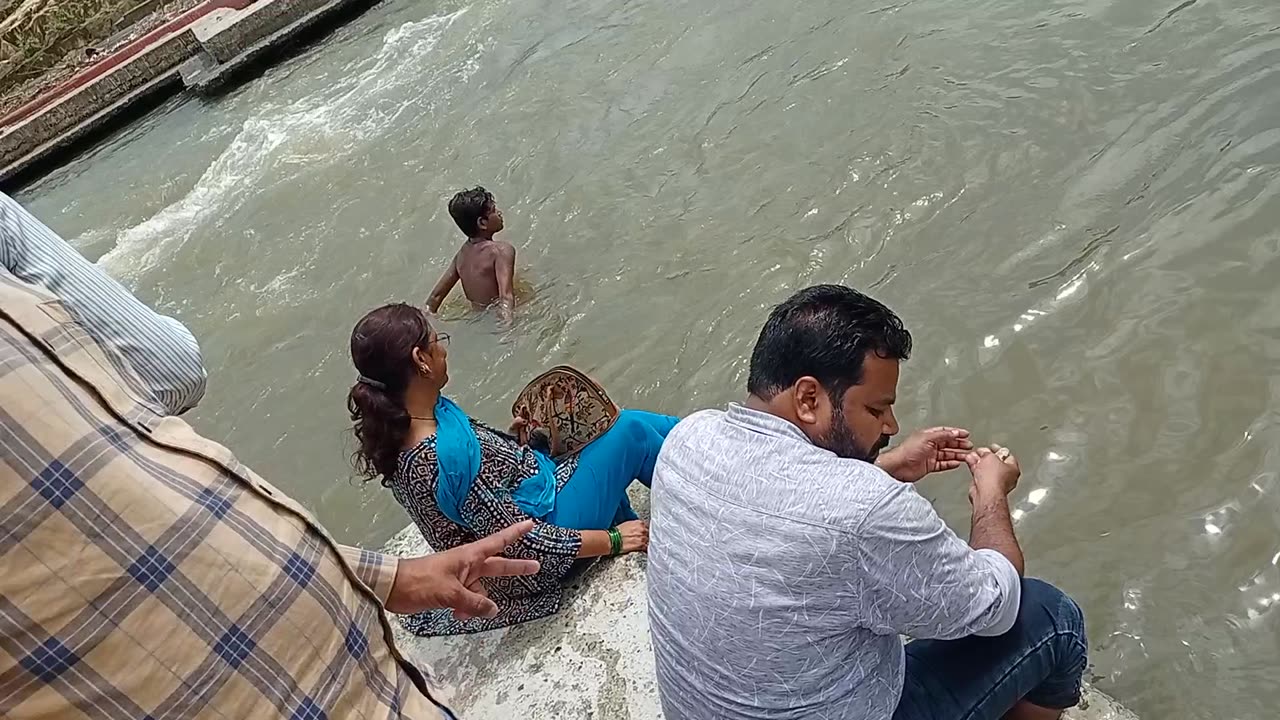 The snowfall of Maa Narmada