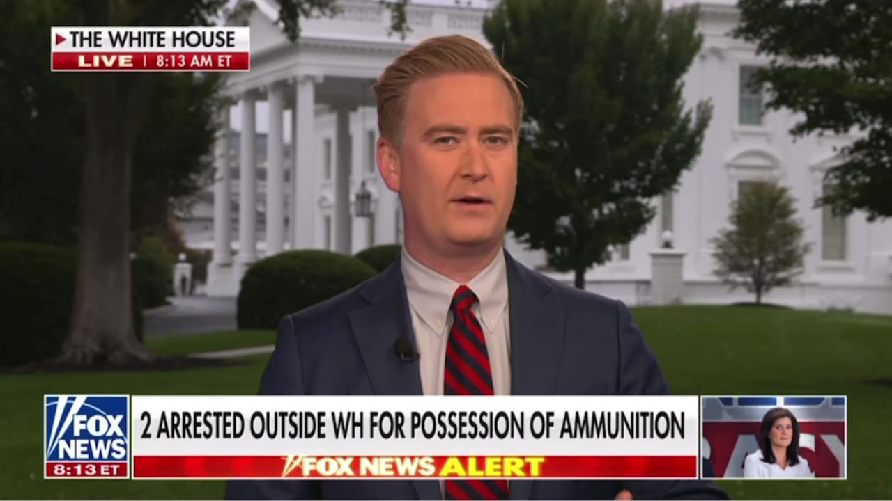 2 arrested outside White House for possession of ammunition