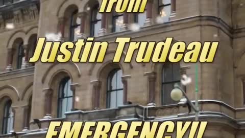 Justin Trudeau - Double State of Emergency