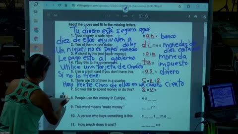 7/25/24 Practice with Money Practica con dinero