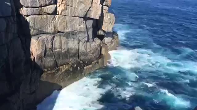 Time lapse rock canal australia