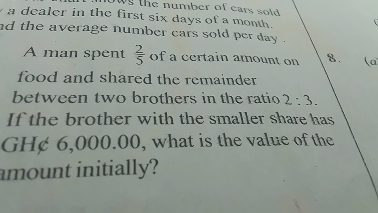 Word problem