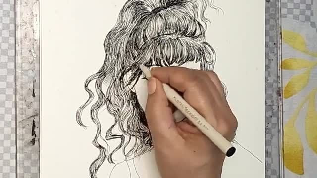 Drawing tutorial cute girl face easy #pencildrawing #sketch