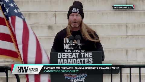 DefeatTheMandatesDC Tyler Fischer Does Fauci Impression