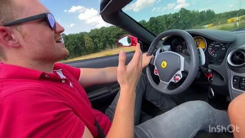 Ferrari F430 Spider Testfahrt-Autobahn