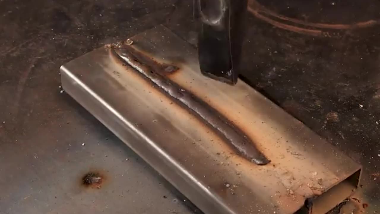 Car Battery Into Metal Welder!