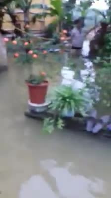 Submerged water terror in rural Vietnam