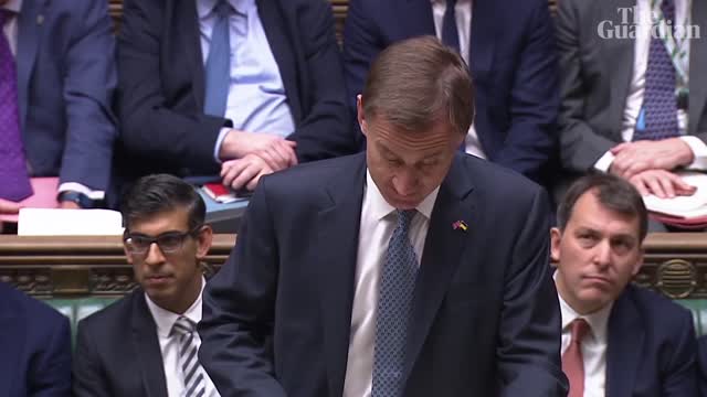 Jeremy Hunt announces tax increases in autumn statement