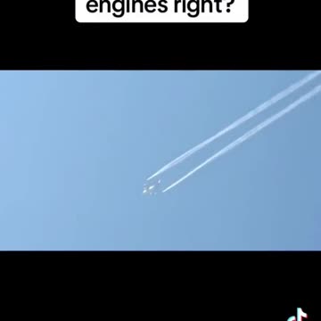Chemtrails come from engines, right?