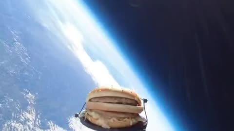 Space Burger experiment 😳