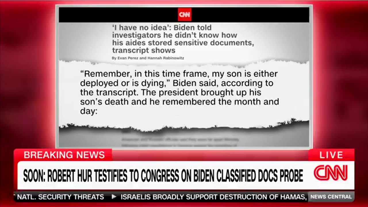 Ian Sams Attacks Hur: 'Outrageous… Totally Inappropriate' For Him To Note Biden's Memory Problems