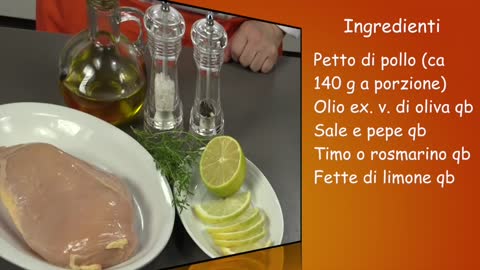 Petto di pollo in padella e alla piastra - Marinato al limone – Secondi piatti