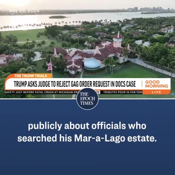 Jack Smith GAG Request .... DENIED