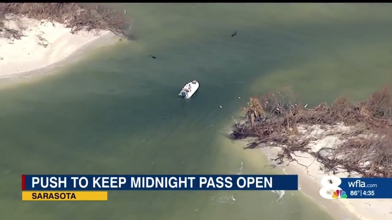 Joining WFLA to Discuss Keeping Midnight Pass Permanently Open